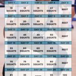 30 Day Squat Challenge Life Soul 30 Day Squat Challenge Schedule