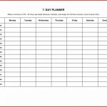 7 Day Calendar Template Excel Free Calendar Template Example 7 Day Calendar Template Printable