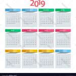 Calendar For 2019 Year Design Print Calender For The Next 5 Years To Print