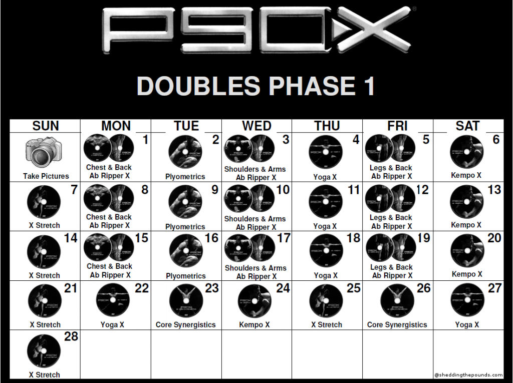 custom p90x doubles calendar with optimal health often comes p90x doubles calendar