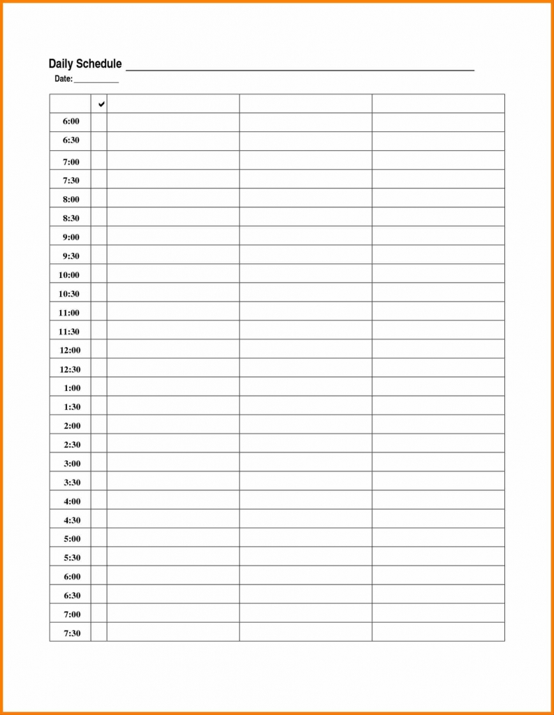 daily calendar template excel printable daily calendar daily calendar 2020 with quarter hours