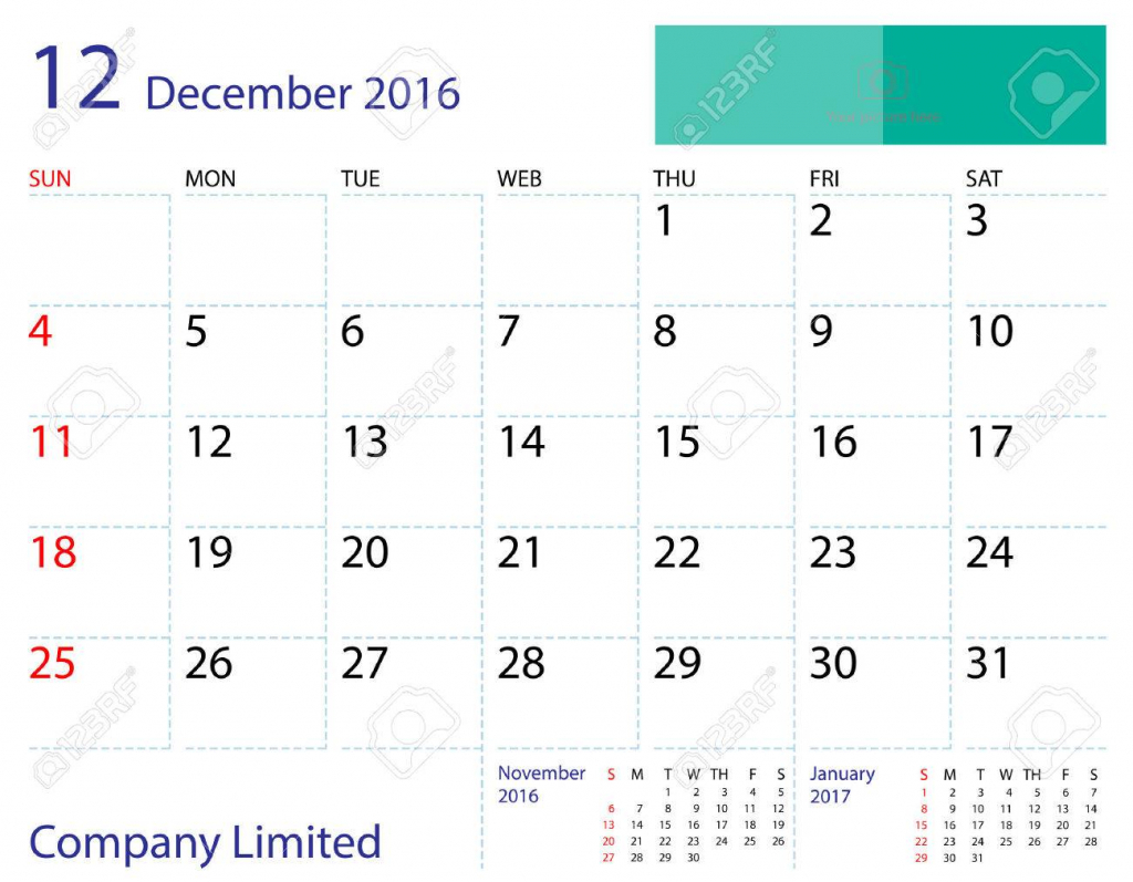 desktop calendar december 2016 template paper size 204 mm x 159 mm downloadable calendars printable on 11 x 17 paper