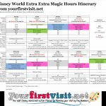 Disney Magic Hours Calendar 2019 Samyysandra Extra Extra Magic Hours Calendar