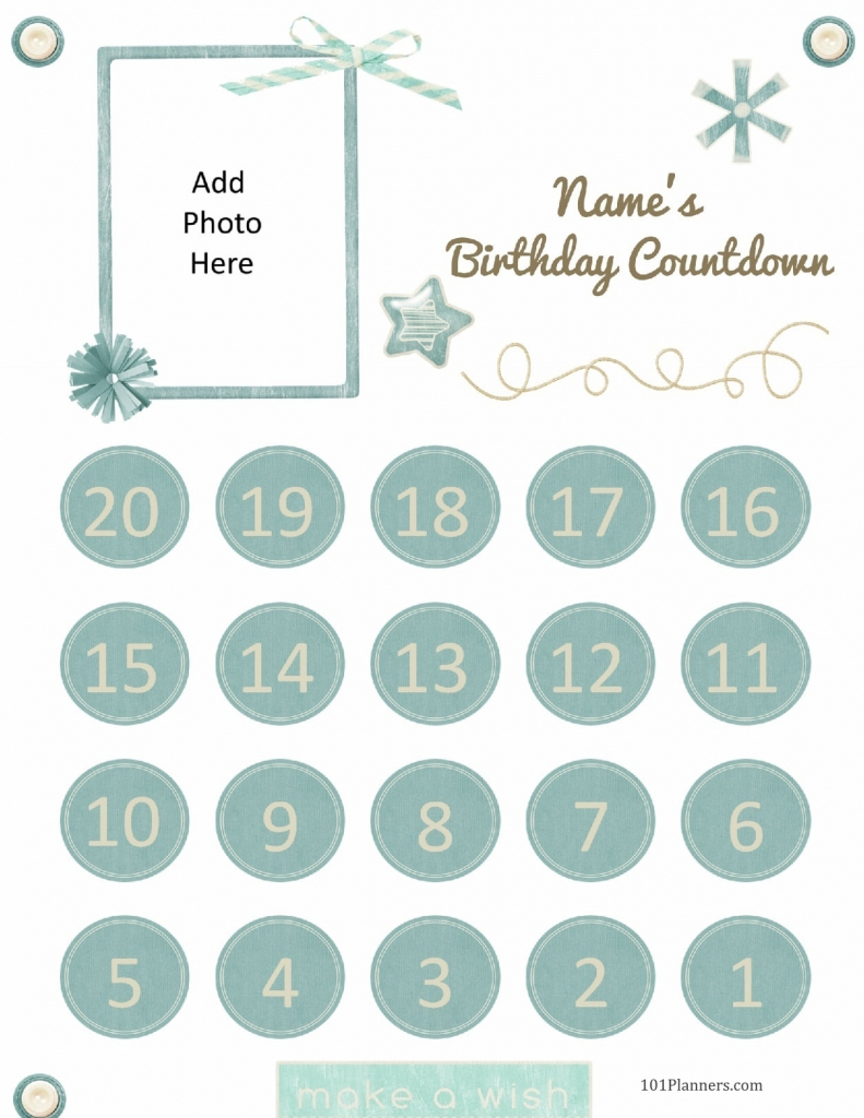 free printable birthday countdown customize online printable countdown