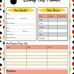 Free Printable Disney Vacation Planner Disney Trip Disney Countdown Printable Planner