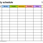 Free Weekly Schedule Templates For Word 18 Templates 6 Week Schedule Template