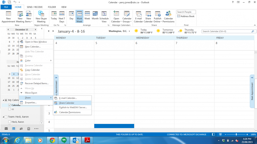 how do i share calendars in outlook 2013 outlook calendar permissions levels
