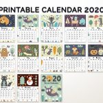 Kids Calendar 2020 Printable Calendar 2020 Forest Theme Printable Monthly Calendar 2020 With My Little Ponies