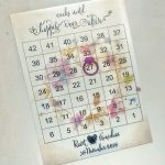 Magnetic Wedding Day Countdown Calendar Wedding Planning Countdown Calender To Wedding Printable