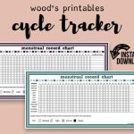 Menstrual Cycle Record Pdf Printable Period Calendar Cycle Printable Period Calendar For Girls