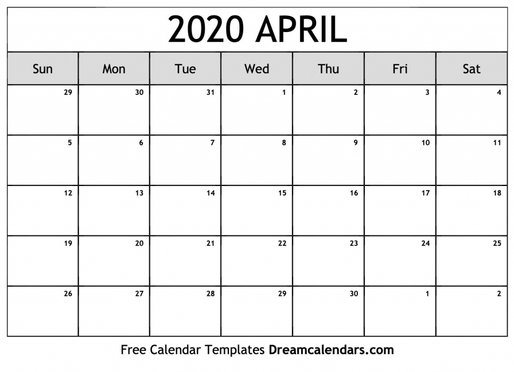 printable april 2020 calendar printable sunrise and sunset calendar 2020