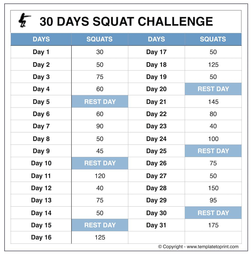 squat challenge tumblr image calendar 30 day squat squat challenge callendar