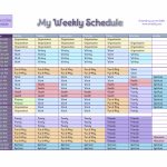 Time Management Template Weekly Schedule Going To Give Time Management Calender