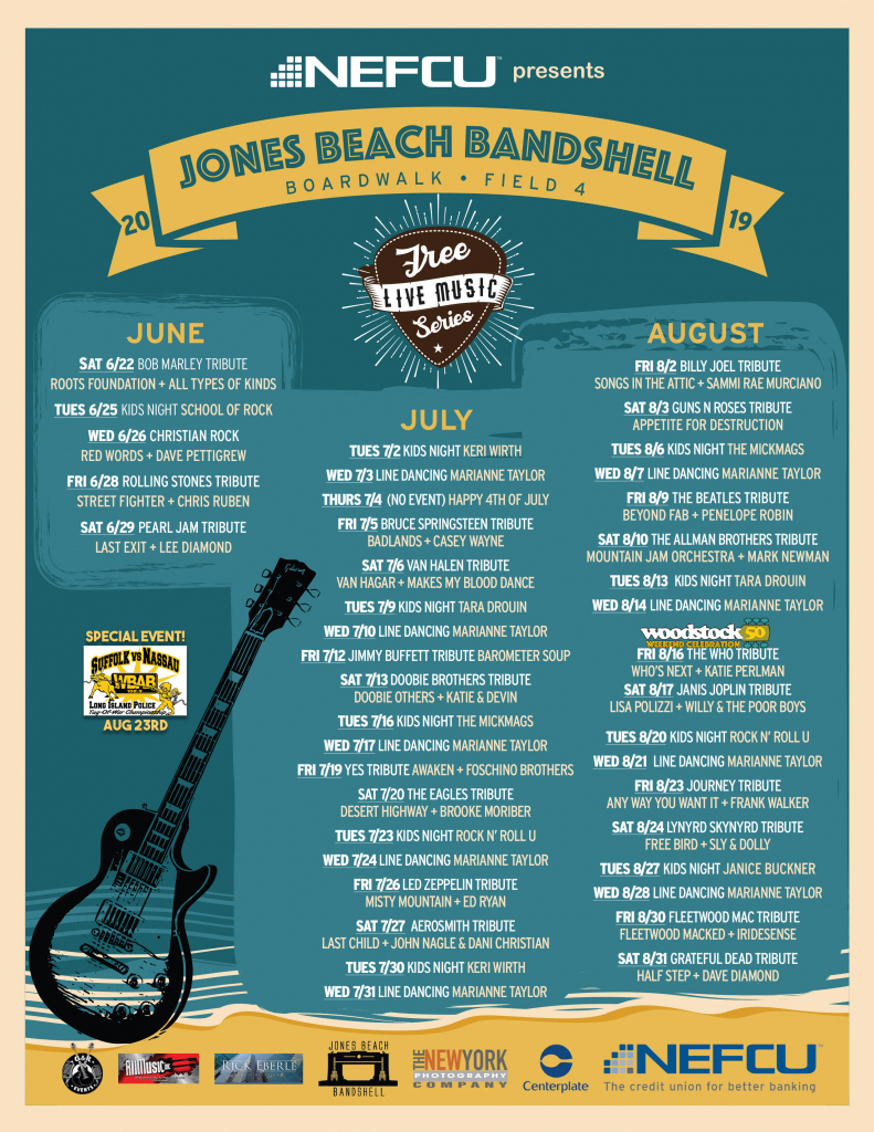 2019 jones beach bandshell schedule announced jones beach bandshell 2020
