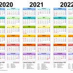 2020 2022 Three Year Calendar Free Printable Excel Templates Multi Year Calendars To Download