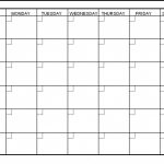 6 Week Printable Blank Calendar Free Calendar Template Example Six Week Calendar Template