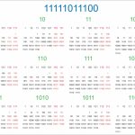 Binary Calendar 10000 Calendar