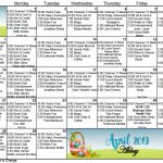 Bishops Glen Retirement Center Activity Calendar For April Calendar For Retirement
