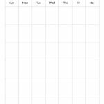 Blank Calendar Printable 6 Week Calendar