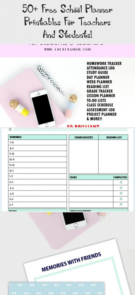 download your free printables for school school planner printable six week class guide