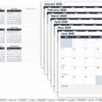 Free Printable Excel Calendar Templates For 2019 On Build Your Own Calendar Template Printable 1
