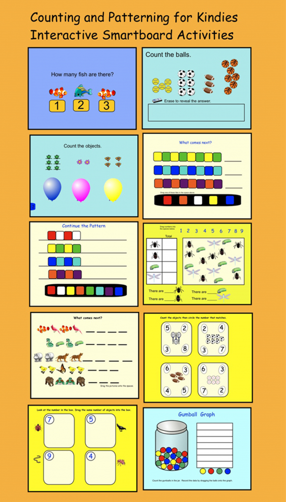 interactive smartboard activities kindergarten counting and calendar math smart exchange