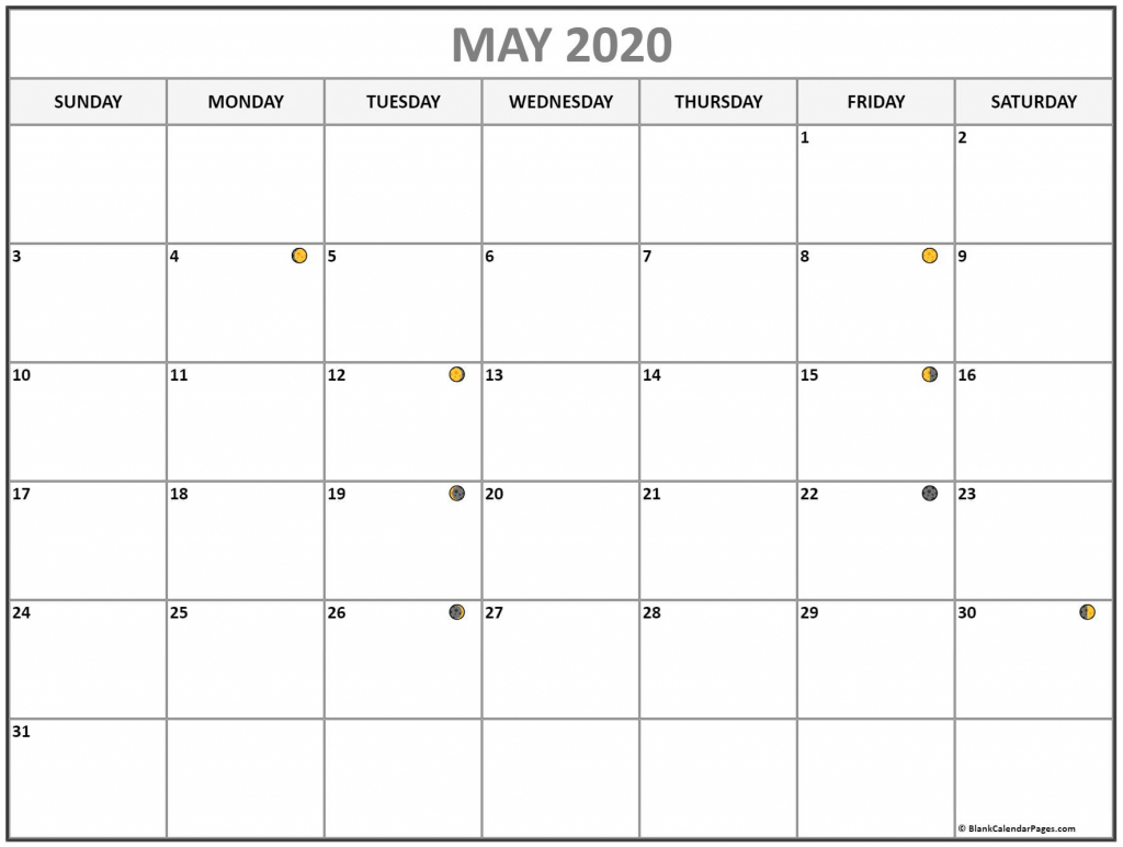 may 2020 lunar calendar moon phase calendar calendar with moon phases printable