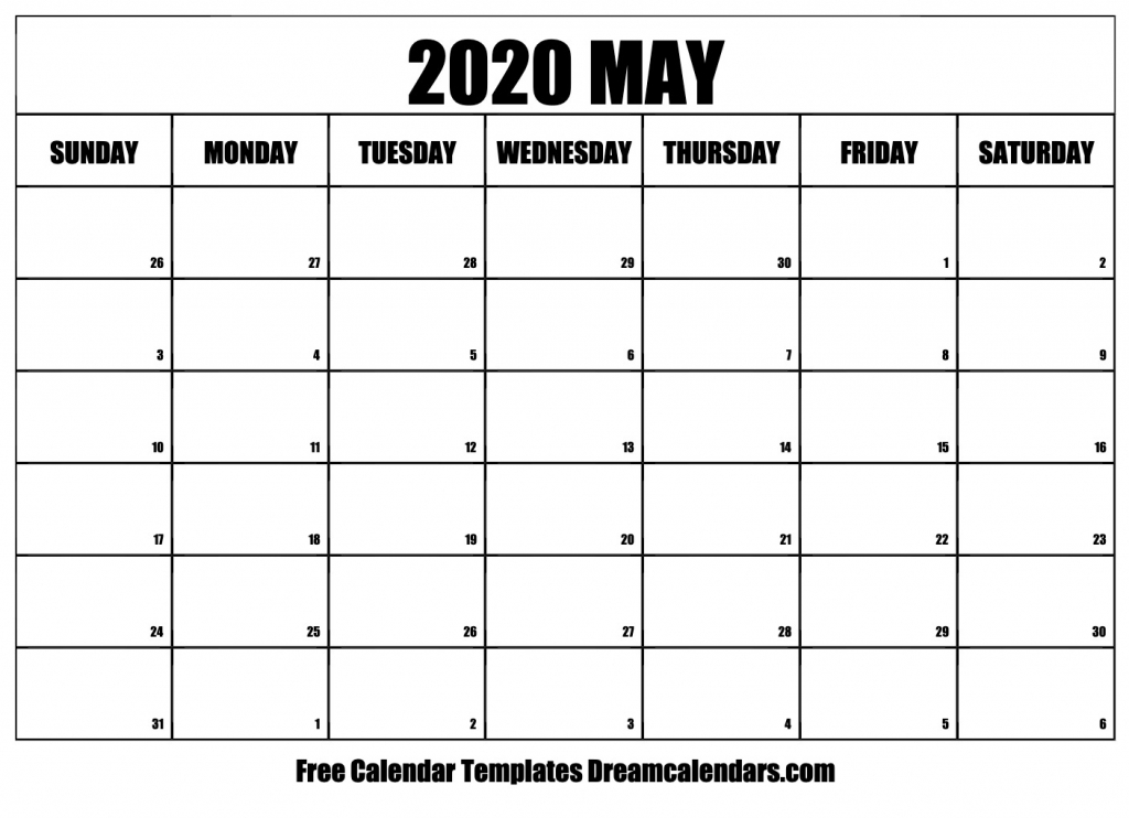 Printable May 2020 Calendar May 2020 Calendar Printable Sunrise Sunset