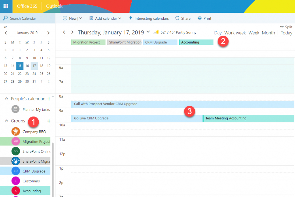a review of all the calendar options in sharepoint and sharepoint website calendar