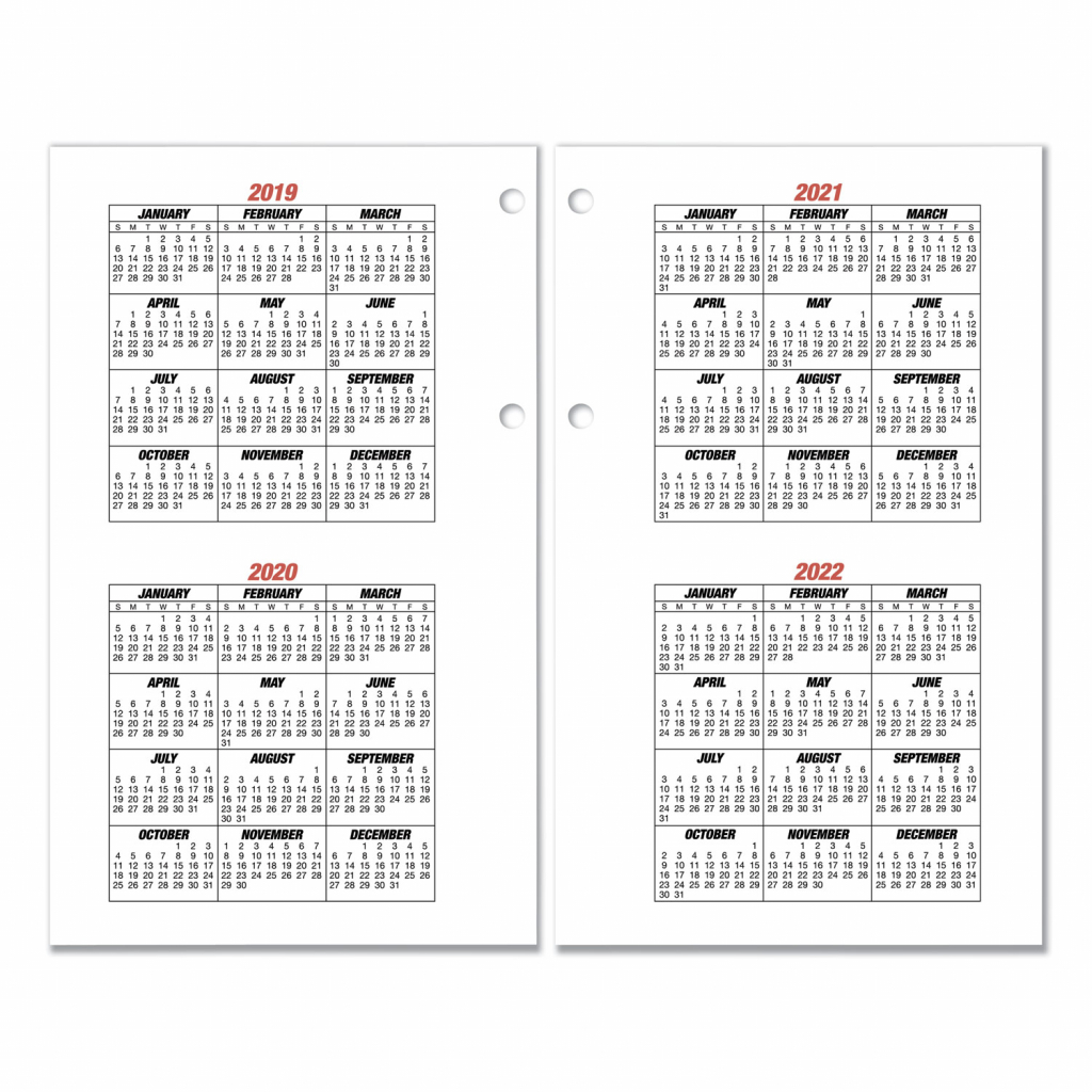 burkharts day counter desk calendar refill 4 12 x 7 38 white 2020 day counter for calendar