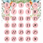 Countdown Calendar Printable Vacation Free Calendar Holiday Countdown Template Printable