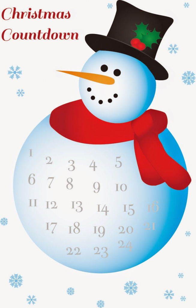 countdown to christmas free printables christmas countdown free christmas countdown calendar