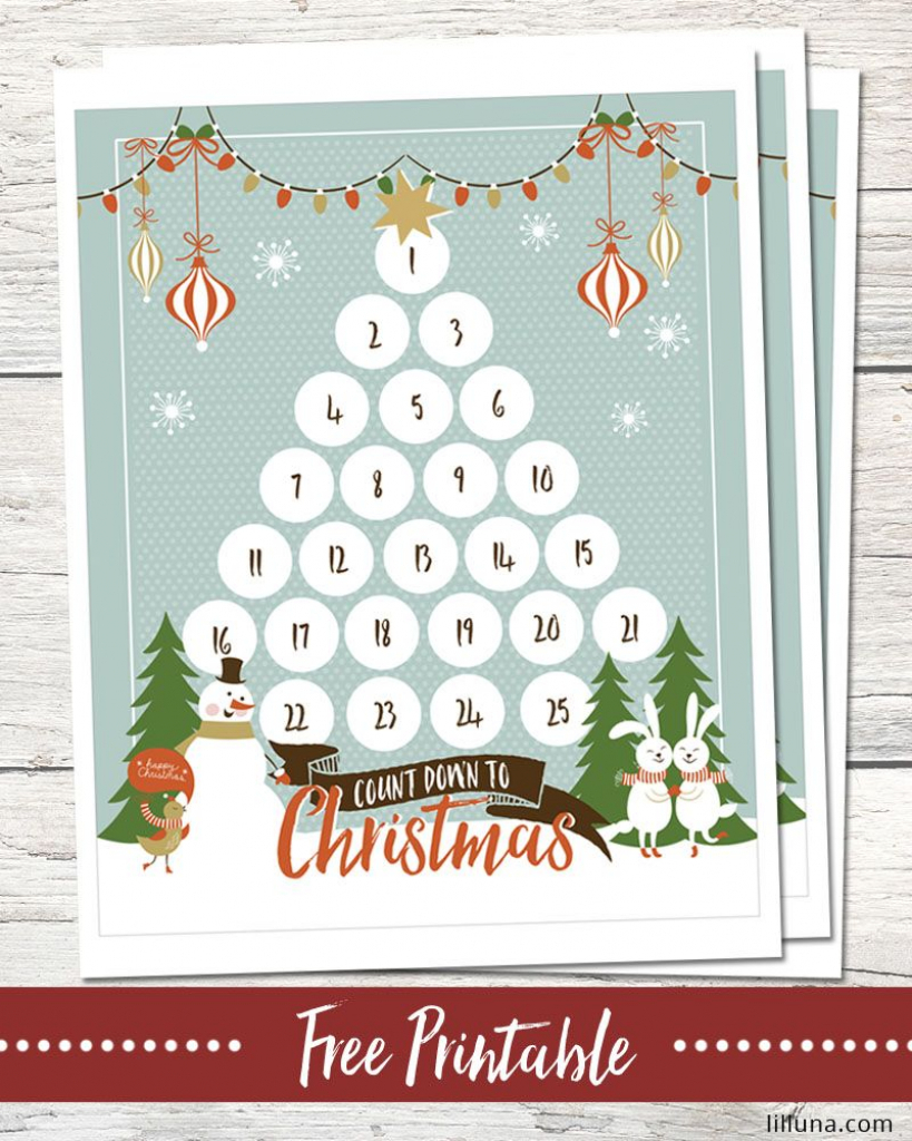 Countdown To Christmas Printable Christmas Countdown Holiday Countdown Template Printable