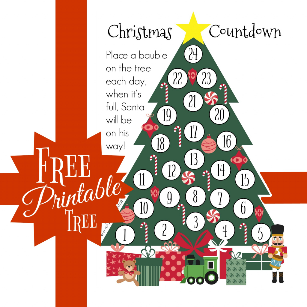 Countdown To Christmas 2020 Printable Calendar Template 2023