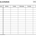 Free Weekly Schedule Templates For Excel 18 Templates 6 Week Calendar Generator 1