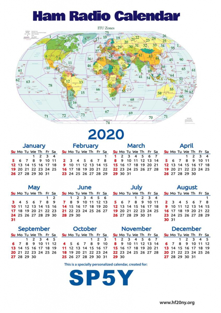 Ham Radio Contest Calendar 2020 Calendar Template 2023