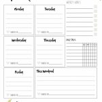 One Of My Goals Is To Stay On Track This Year Is With A One Week Planner Printable
