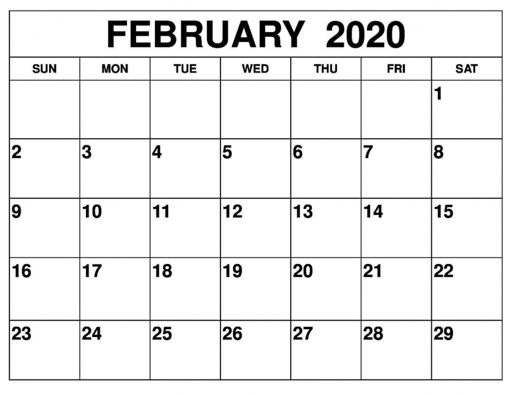 february calendar 2020 printable design template in 2020 free blank weekly planner template waterproofpaper