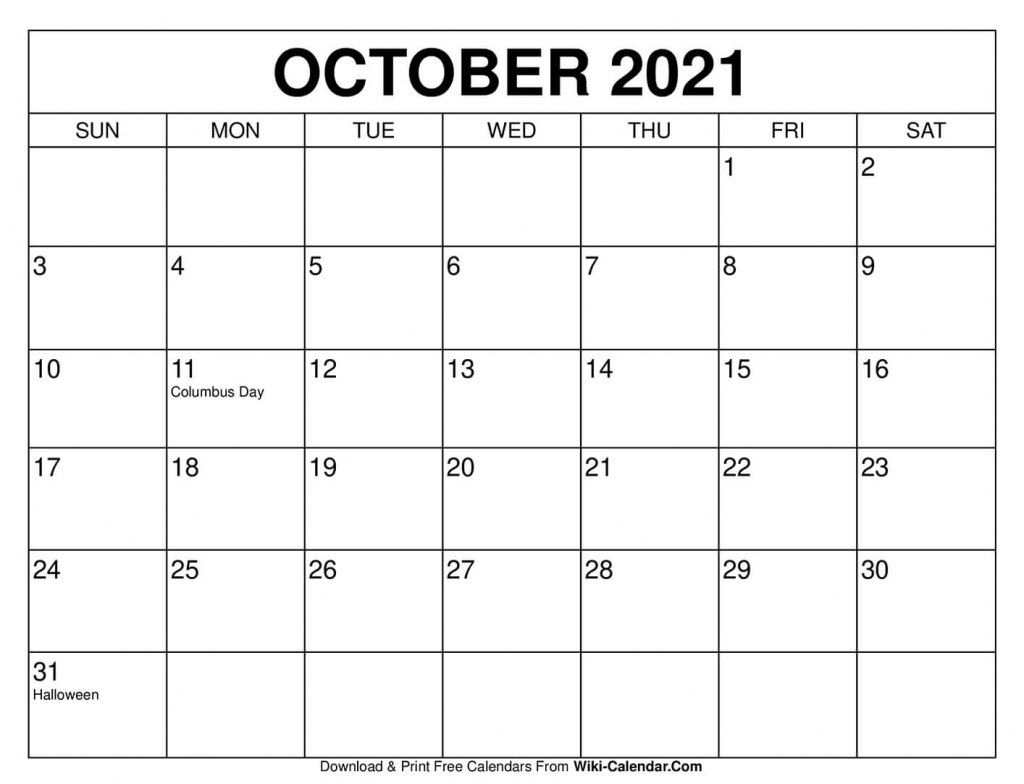 free printable october 2020 calendars printable october 2020 calendar 8 5 x 11 1