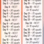 How To Do Perfect Squats Plus Our 30 Day 100 Squat 30 Day Squat Challenge Printable