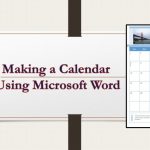 Making A Calendar Using Microsoft Word 2016 Old Word Calendar Wizard