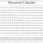 Menstrual Calendar Printable Calendar Printables Menstrual Calendar Template