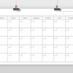11x17 Blank Calendar Page Blank Calendar 11x17