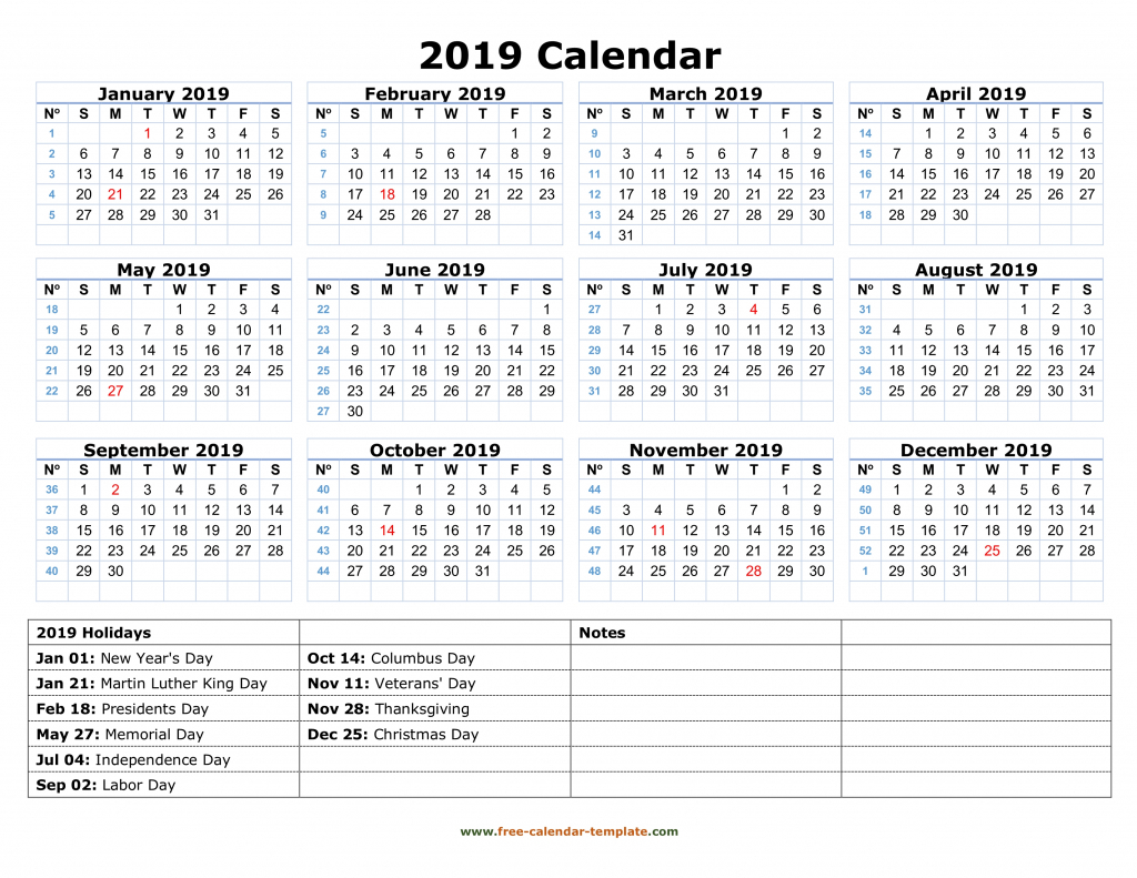 10 Year Calendar Template Calendar Template 2022