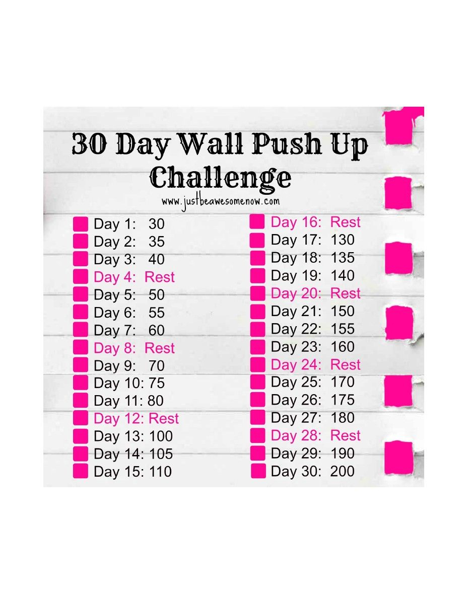 100 pushup challenge chart slideshare