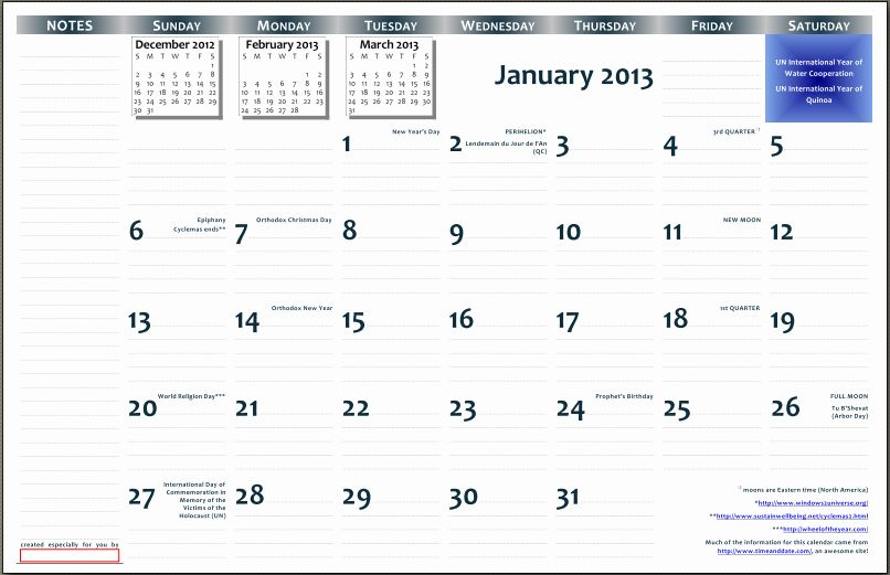 11×17 Printable Calendar In 2020 Printable Calendar