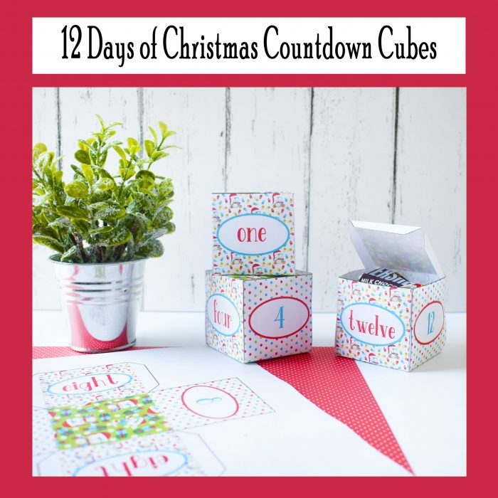 12 days of christmas countdown cubes printables 4 mom