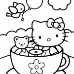 20 Free Printable Hello Kitty Coloring Pages Printable