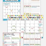2020 2021 Calendar Printable And Editable With Free 4