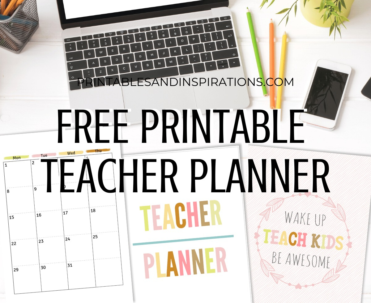 2020 2021 Teacher Planner Free Printable Printables And